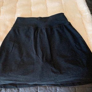 Beyond Yoga Spacedye Move It Skirt in Black